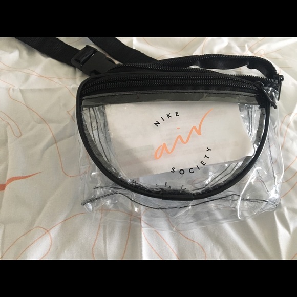 nike clear fanny pack